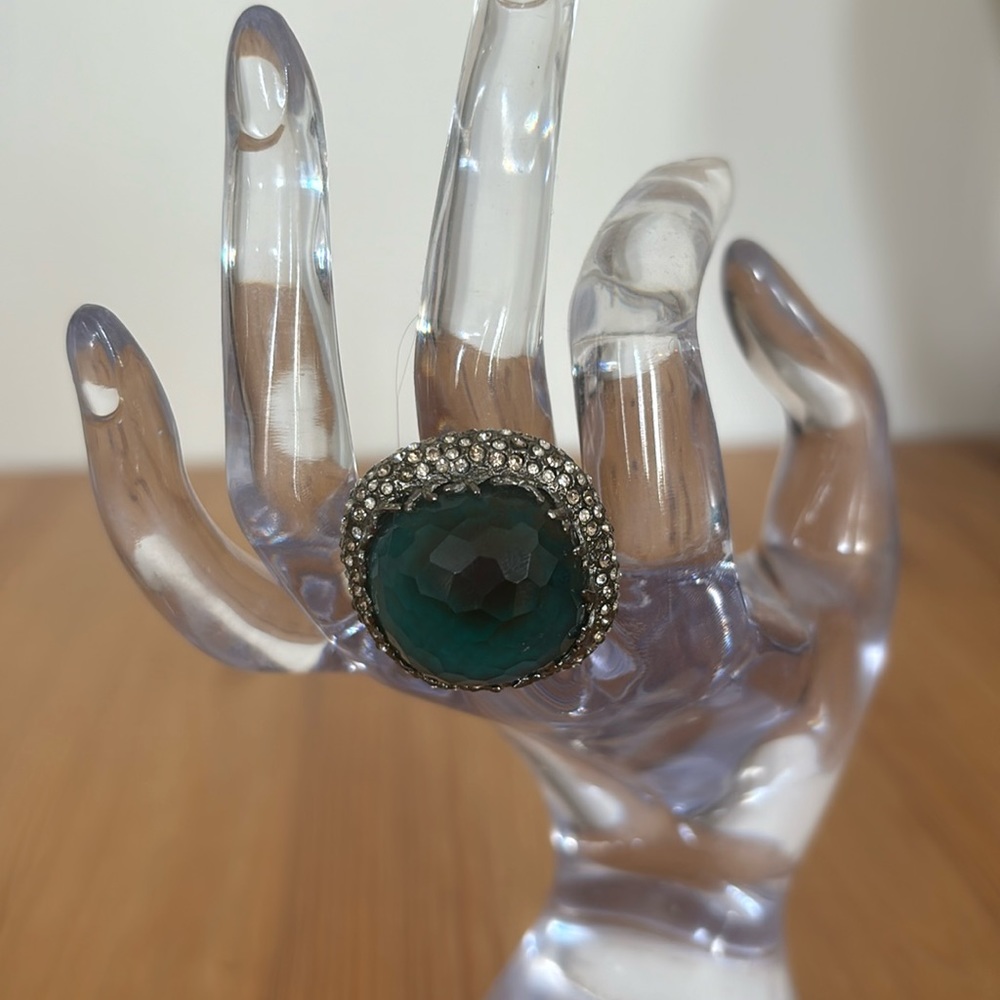 Alexis Bittar Green Ring - Size 8